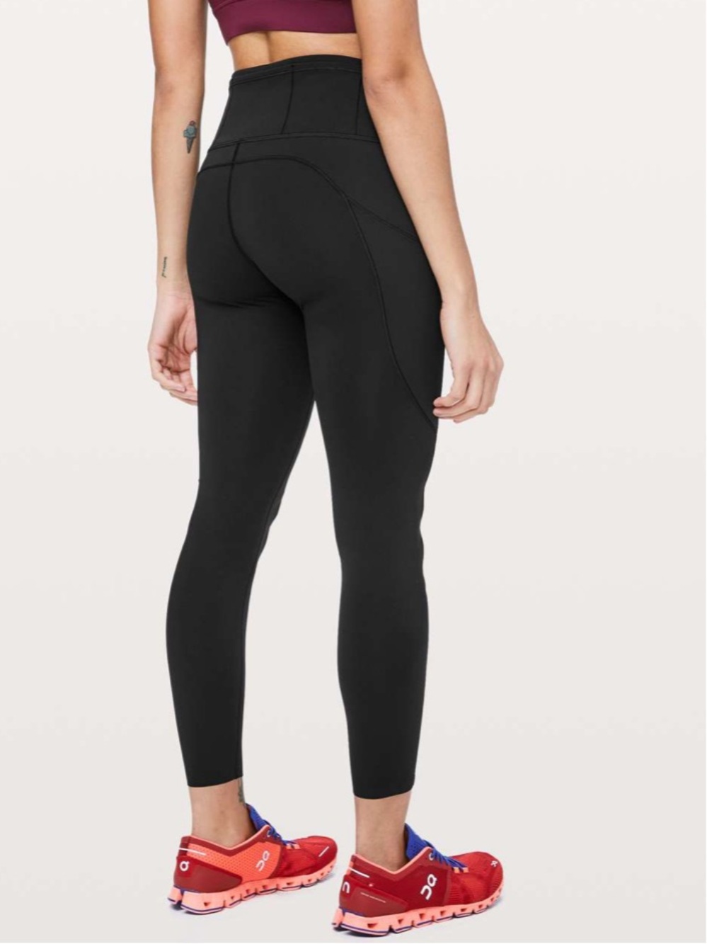 Lululemon Fast & Free 7/8 Tight II *Non-Reflective Nulux 25"
Black